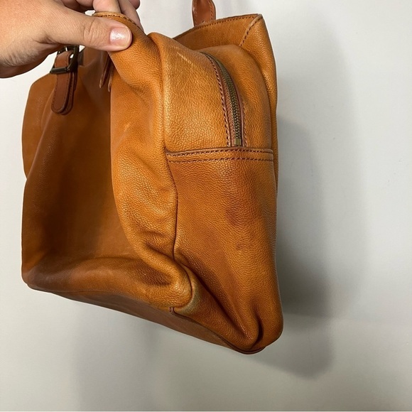 Mark & Graham honey leather bag large shoulder bag - Picture 3 of 16